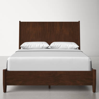 California king mid century store modern bed